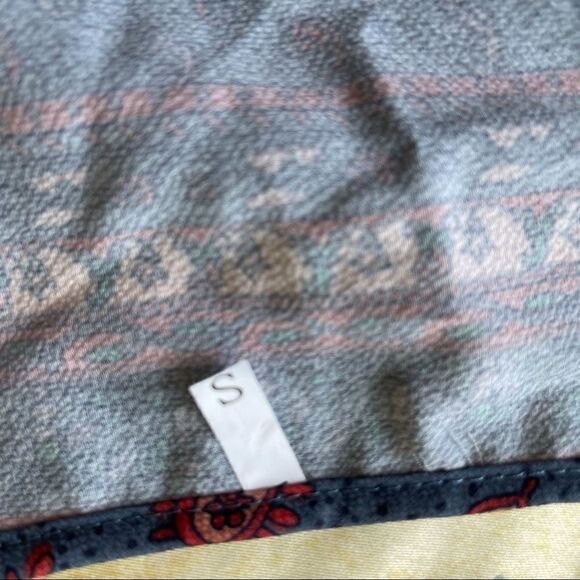 Venus Bohemian Blue and Rust Gypsy Top - Small - Picture 9 of 10